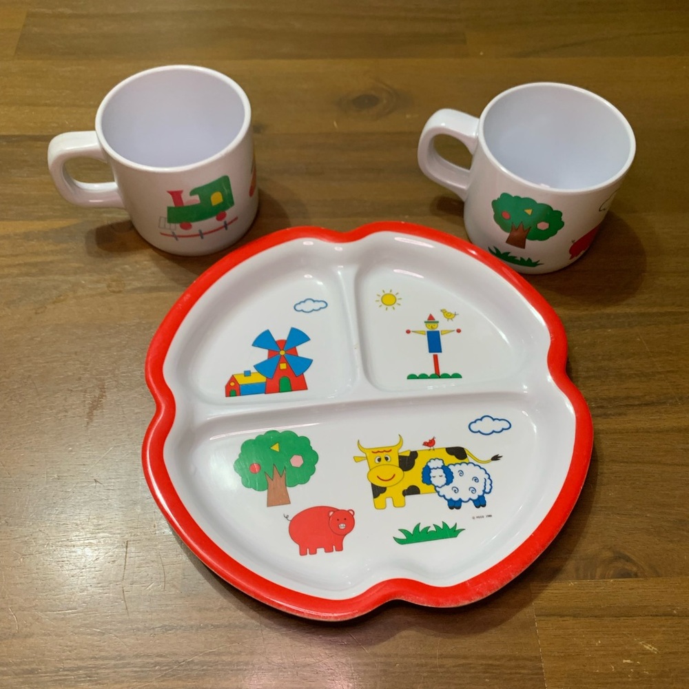 Vintage Peco Children's Dish Set